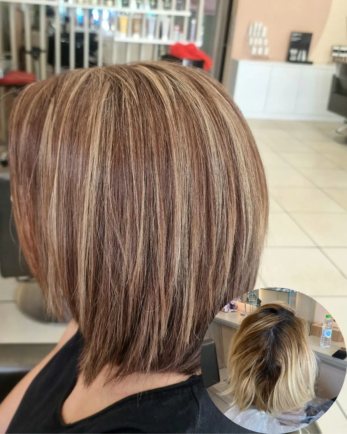Βαφή μαλλιών σε κοντό μαλλί στο X-25 Hair & Nails Studio