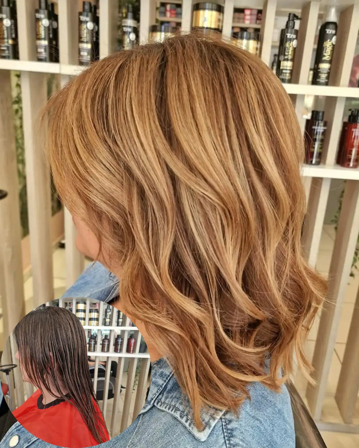 Μεταμόρφωση χρώματος μαλλιών στο X-25 Hair & Nails Studio