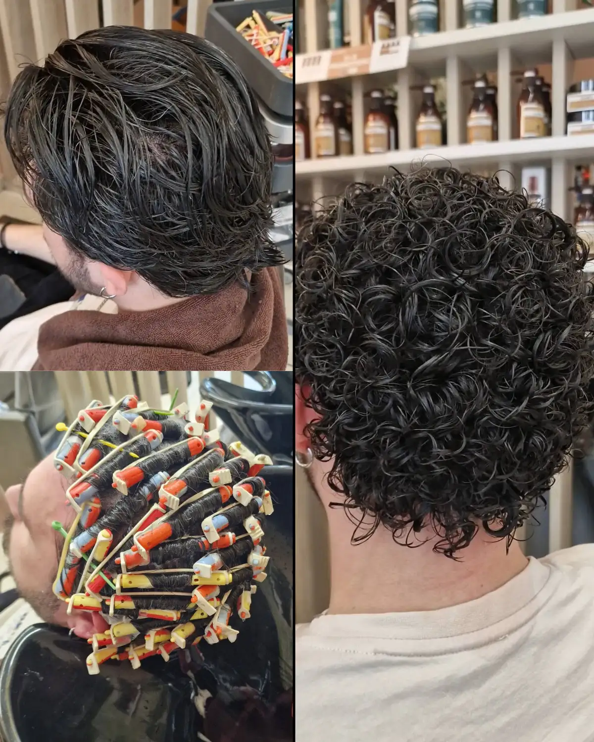 Περμανάντ σε ανδρικά μαλλιά στο X-25 Hair & Nails Studio